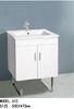 Various handle / feet MDF Bathroom Cabinet custom made plywood Material