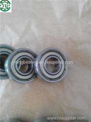 iron rubber seal deep groove ball bearing