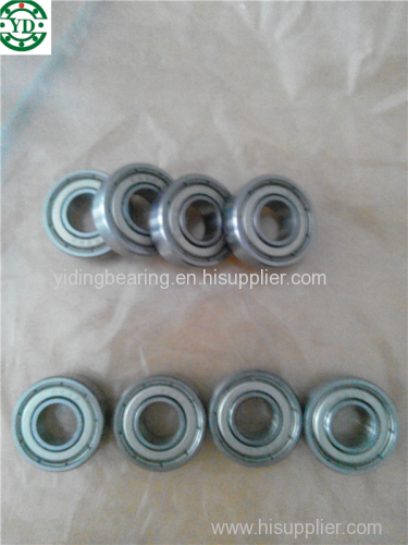 iron rubber seal deep groove ball bearing