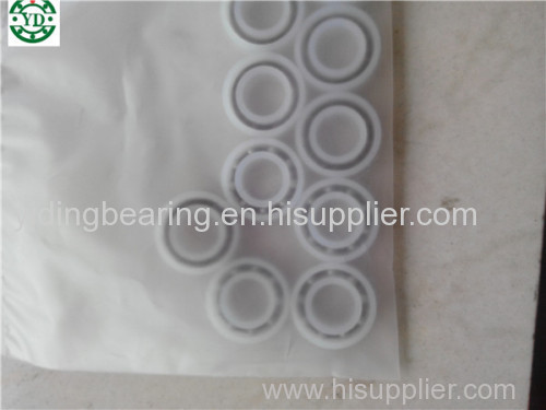 PA ring stainless steel ball plastic ball bearing