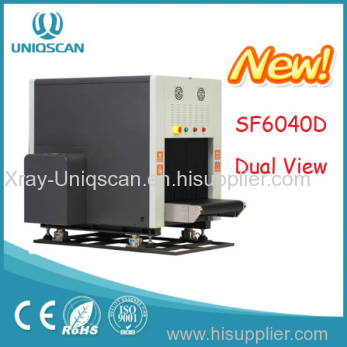 DUAL view SF6040 X ray baggage scanner for Airport Bomb scanner