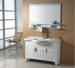 3 doors Traditional Bathroom Vanities furniture style Silver Mirror with Plywood Mirror Shelf