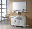 3 doors Traditional Bathroom Vanities furniture style Silver Mirror with Plywood Mirror Shelf