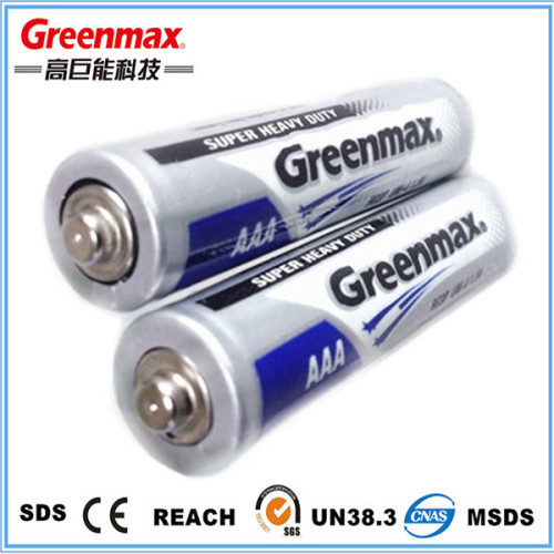 1.5V aaa dry cell carbon zinc battery