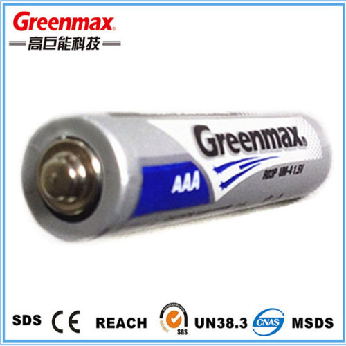 Top quality popular 1.5v aaa um4 dry battery