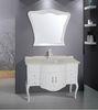 1200 * 52 * 85cm marble countertop bathroom vanities traditional style Ivory flush