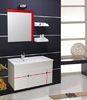 15mm PVC board Square Sinks Bathroom Vanities freestanding White flush Color