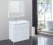 Full Extension drawers single sink bathroom vanity cabinets 75 * 46 cm
