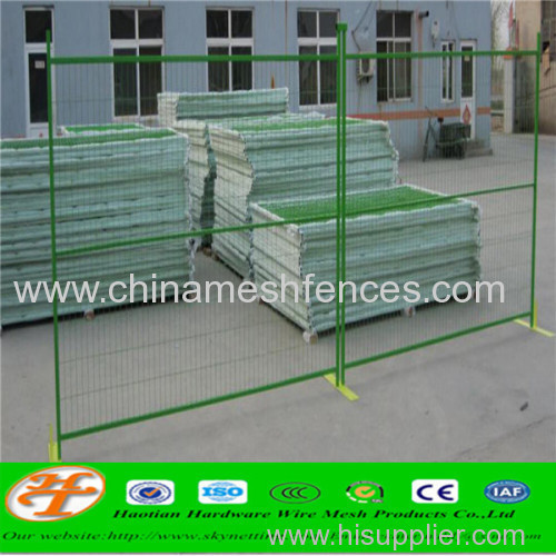 Powder Coated Temporary Fence Panels High Visibility 6ftx10ft Canada Galvanized temporary fence