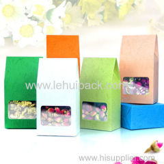 Embossing Kraft Paper Favor Box Wedding Party Gift Candy Boxes