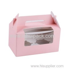 cupcake packs box with different colors