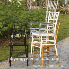 Colorful resin chiavari chair