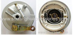 Front drum brake-High density and inclution free aluminum