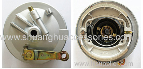 Front drum brake-High density and inclution free aluminum