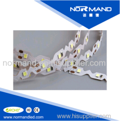 DC12v smd 2835 S-type led strip light bendable 60leds IP20 20-22lm with CE ROHS