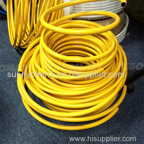 16mm PEX AL PEX yellow natural gas pipe overlap with press gas fittings
