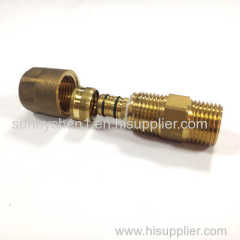 Russian style copper demountable male straight water gas tube fittings with AS4176 NSF