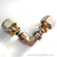 China Supply Pex Al Pex Pipe Fittings With Brass Material