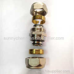 China Supply Pex Al Pex Pipe Fittings With Brass Material