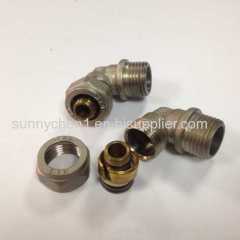 Profession compression coupling demountable brass screw fittings for PAP pipes