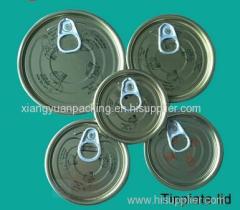 Tinplate easy open end for metal or plastic can