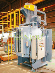 Double Station Turntable Hook Shot Blasting Machine