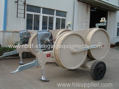 3 Ton Overhead Line Tensioner for single conductor stringing on 66 KV transmission line