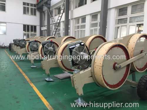 3 Ton Overhead Line Tensioner for single conductor stringing on 66 KV transmission line