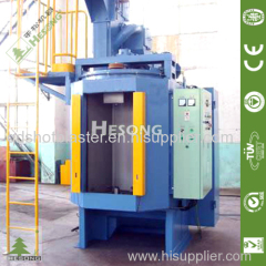 Double Station Turntable Hook Shot Blasting Machine