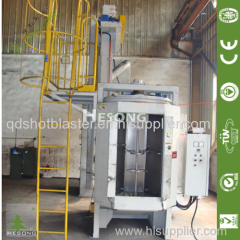 Double Station Turntable Hook Shot Blasting Machine