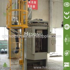 Double Station Turntable Hook Shot Blasting Machine