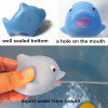 Rubber bath dolphin squirter bathtub animal spray water
