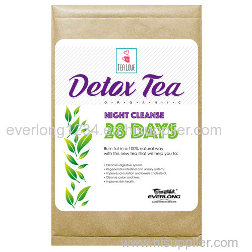 100% Organic Detox Tea Slimming Tea Weight Loss Tea (night cleanse tea 28 day)