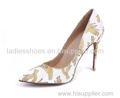 New style pointed toe stiletto heel pump shoes