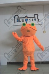 cartoon orange frog mascot costumes