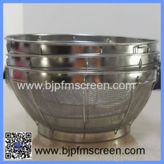 stainless steel mesh fruit basket