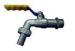 Lead Free CommercialPlumbing Valves Washing Machine Bibcoc With Aluminum Wave Handle