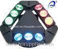 9 Heads 10W 4in1 RGBW LED Spider Moving Head Stage Light Quad - Color 5 Degree