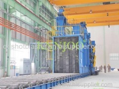 Large Surface Treatment Equipment Roller Conveyor Shot Blasting Machine