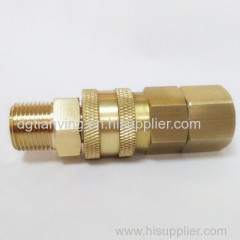 Nitto kohki plug hi-coupler 20pm milton type brass air coupler