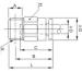 Pneumatic parts Straight Push In Fitting