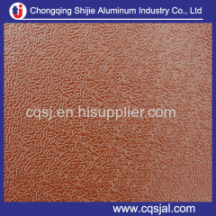 color cated or not coated stucco embossed aluminum sheet coil