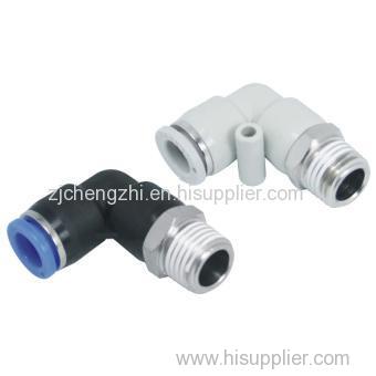 Elbow One Touch Push Pull Pneumatic Connector Tube Fitting