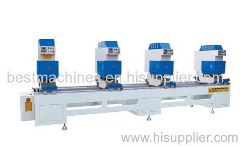 Four seamless welding machine for Aluminum /PVC Window and Door Machines