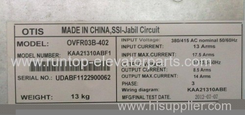 OTIS elevator parts inverter KAA21310ABF1