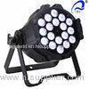 Medium Live Concerts 5in1 RGBWA LED Par Light 18pcs * 15W Par 64 LED Lamp 300W