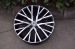 2014 VOLKSWAGEN CC ORIGINAL WHEEL RIM 17X8.0J MATT BLACK MACHINED FACE OR GUNMETAL MACHINED FACE