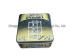Food grade 0.23mm thickness tinplate Jingli tin box with CMYK or pantone printing