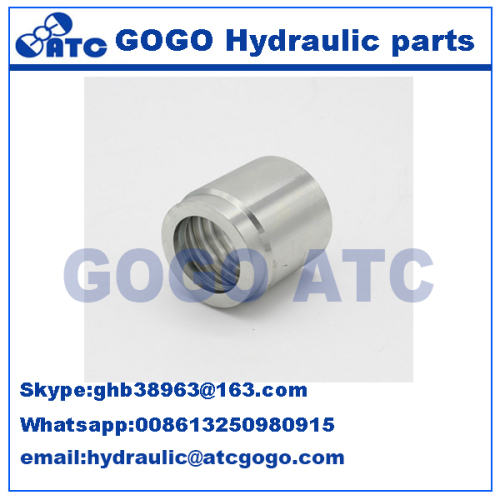 Hydraulic Female Threaded Ferrule For SAE 100 R2AT/EN 853 2SN Hose Hydraulic Hose Ferrule Fitting