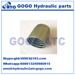 Hydraulic Female Threaded Ferrule For SAE 100 R2AT/EN 853 2SN Hose Hydraulic Hose Ferrule Fitting